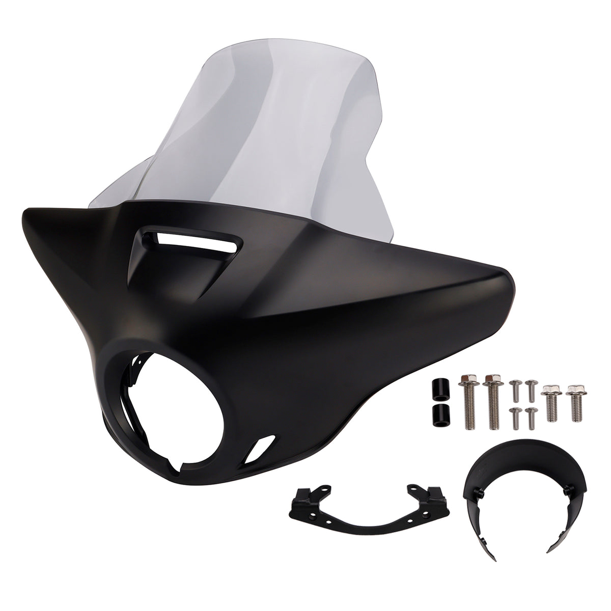 Windshield Headlight Fairing fit for CMX1100 Rebel 21-24 Matt Black+Gray