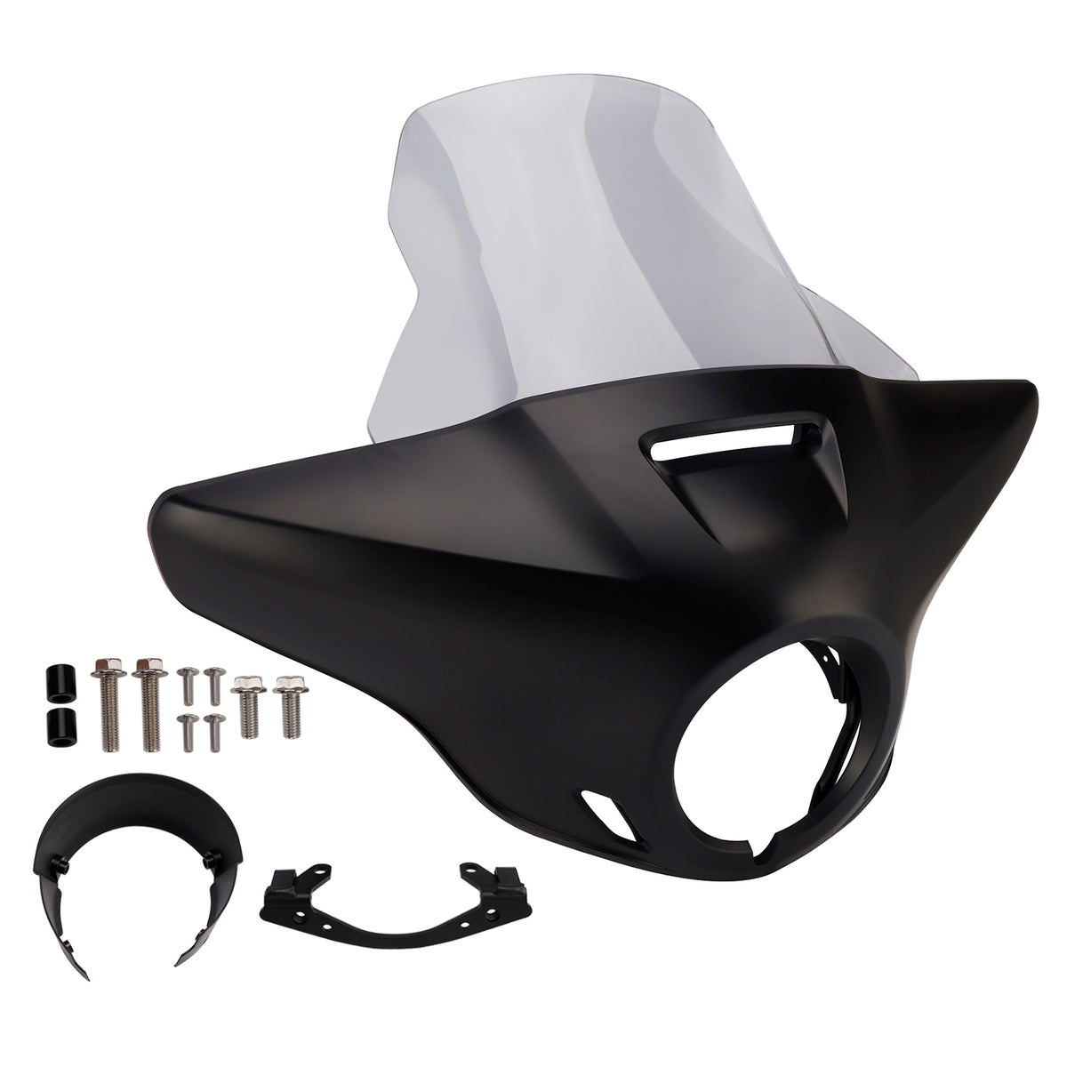Windshield Headlight Fairing fit for CMX1100 Rebel 21-24 Matt Black+Gray