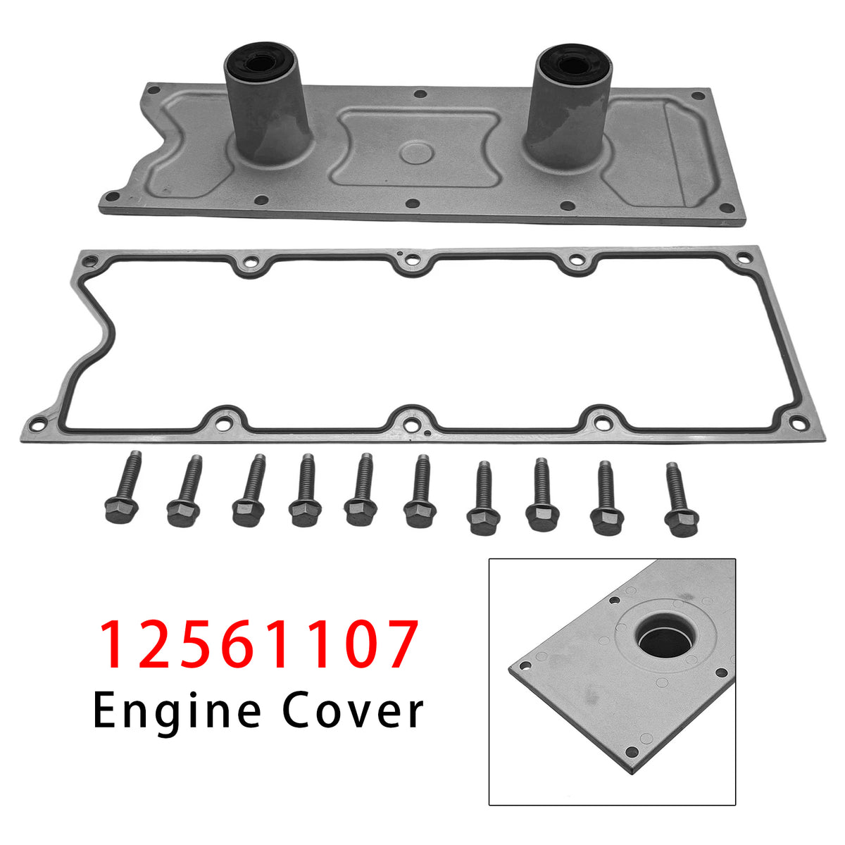 Engine Valley Pan Cover 12561107 For Silverado 1500 Tahoe Camaro Yukon Firebird