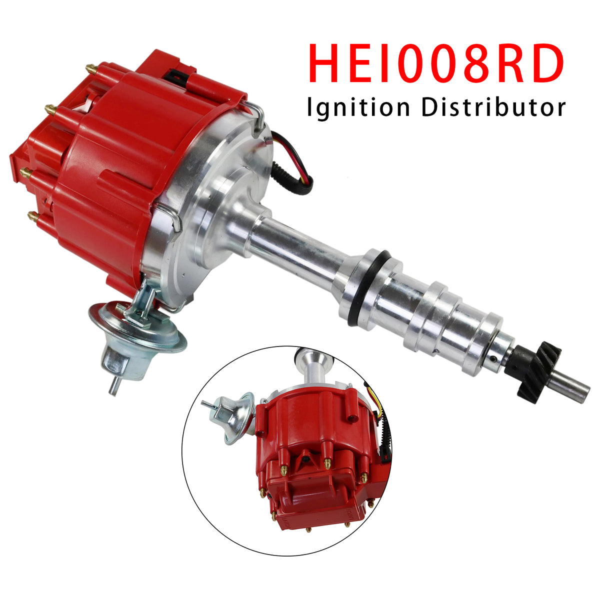 Performance Distributor HEI008RD For Ford FE HEI V8 352 360 390 427 428