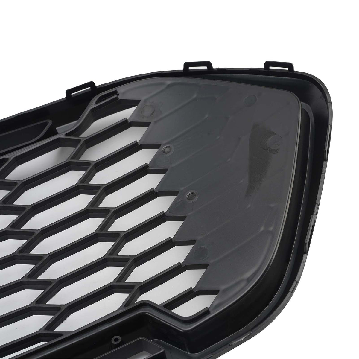 Matte Black Front Bumper Grille Fit Ford Transit Custom Trail 2018-2023 W/3LED