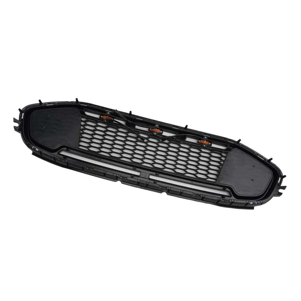 Black Front Bumper Grill Grille Fit Ford Transit Connect 2019-2023 W/LED
