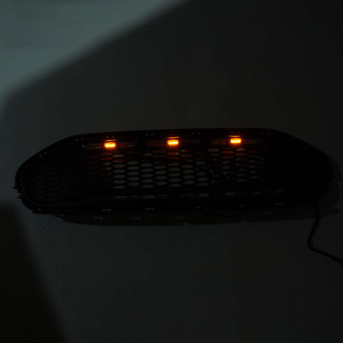 Black Front Bumper Grill Grille Fit Ford Transit Connect 2019-2023 W/LED
