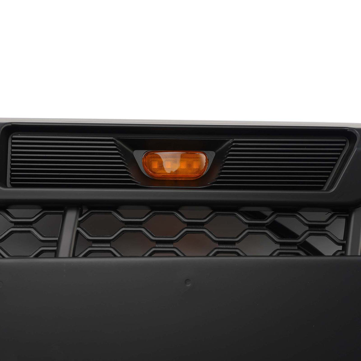 Matt Black Front Bumper Grill Grille Fit Ford Ranger 2001-2003 With LED Light