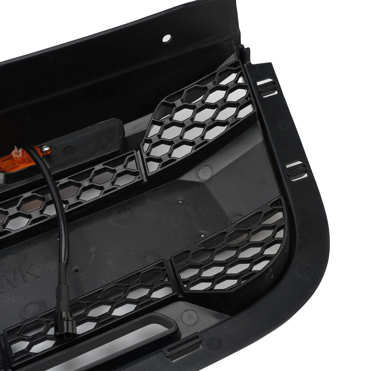 Matt Black Front Bumper Grill Grille Fit Ford Ranger 2001-2003 With LED Light