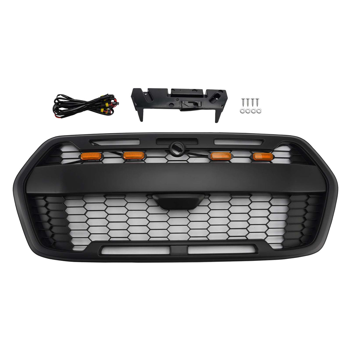 Front Bumper Grill 2467809 Fit Ford Transit MK8 Trail 2019-Onwards Raptor Style