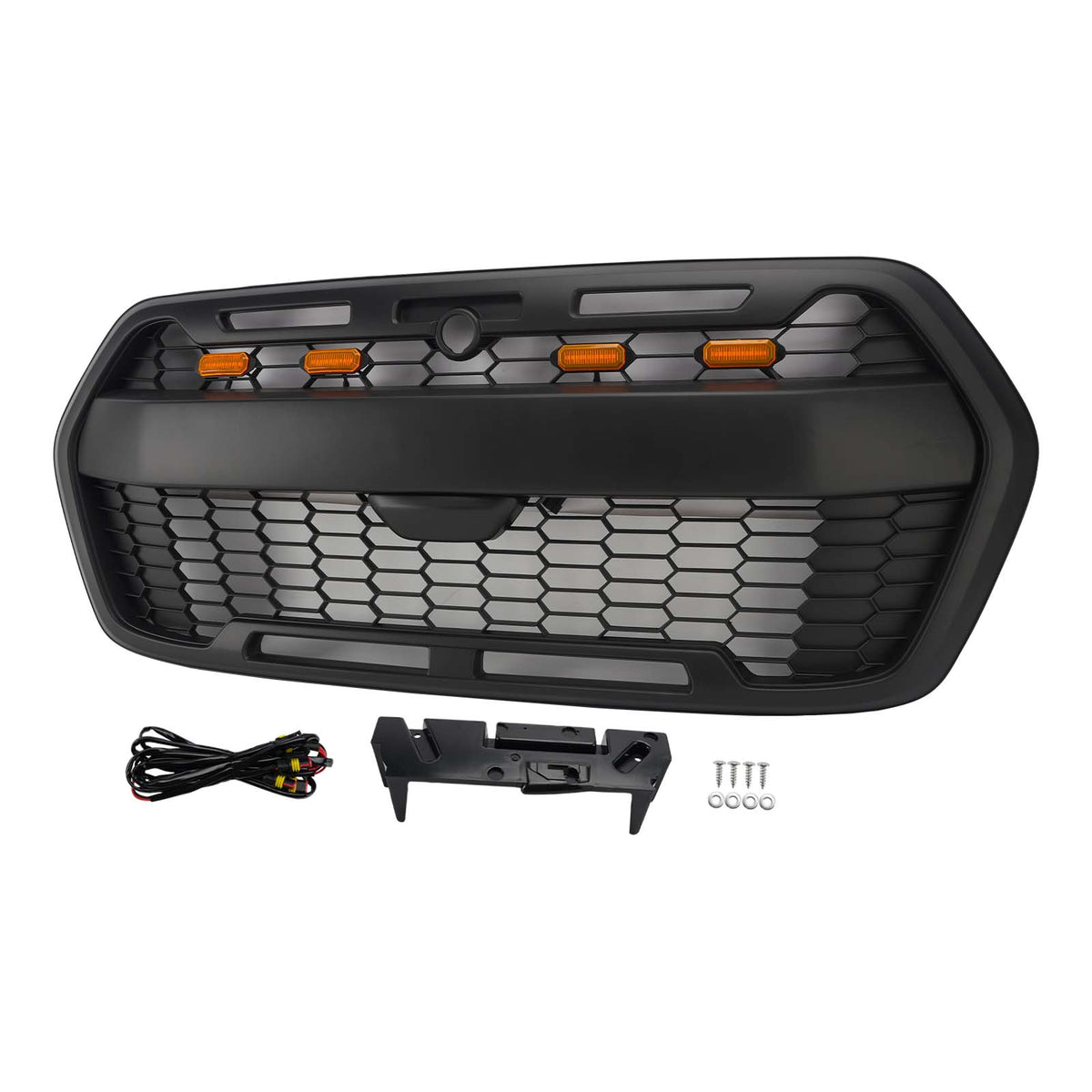 Front Bumper Grill 2467809 Fit Ford Transit MK8 Trail 2019-Onwards Raptor Style