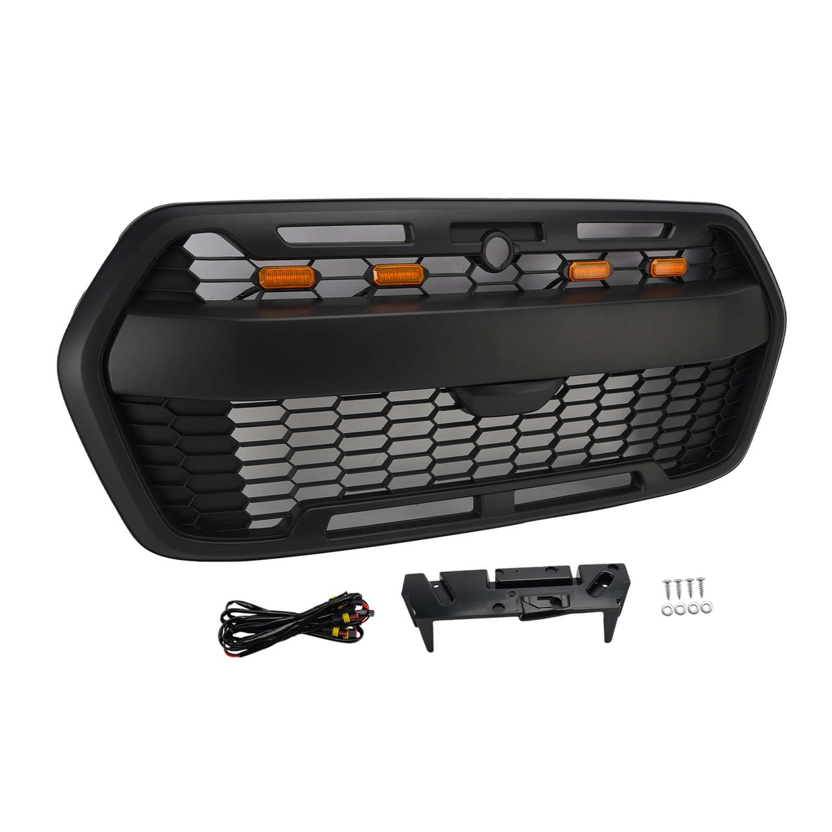 Front Bumper Grill 2467809 Fit Ford Transit MK8 Trail 2019-Onwards Raptor Style