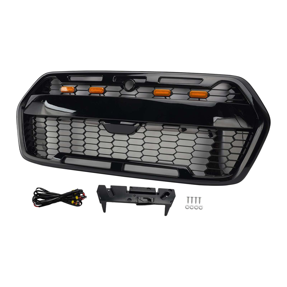 Front Bumper Grille 2467809 Fit Ford Transit MK8 Trail 2019-Onwards Raptor Style