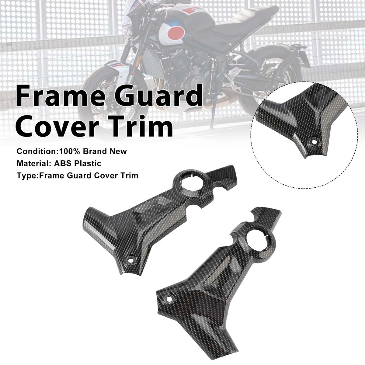 Frame Guard Side Protection Cover Fairing For Trident 660 22-25 800 25-27 Carbon