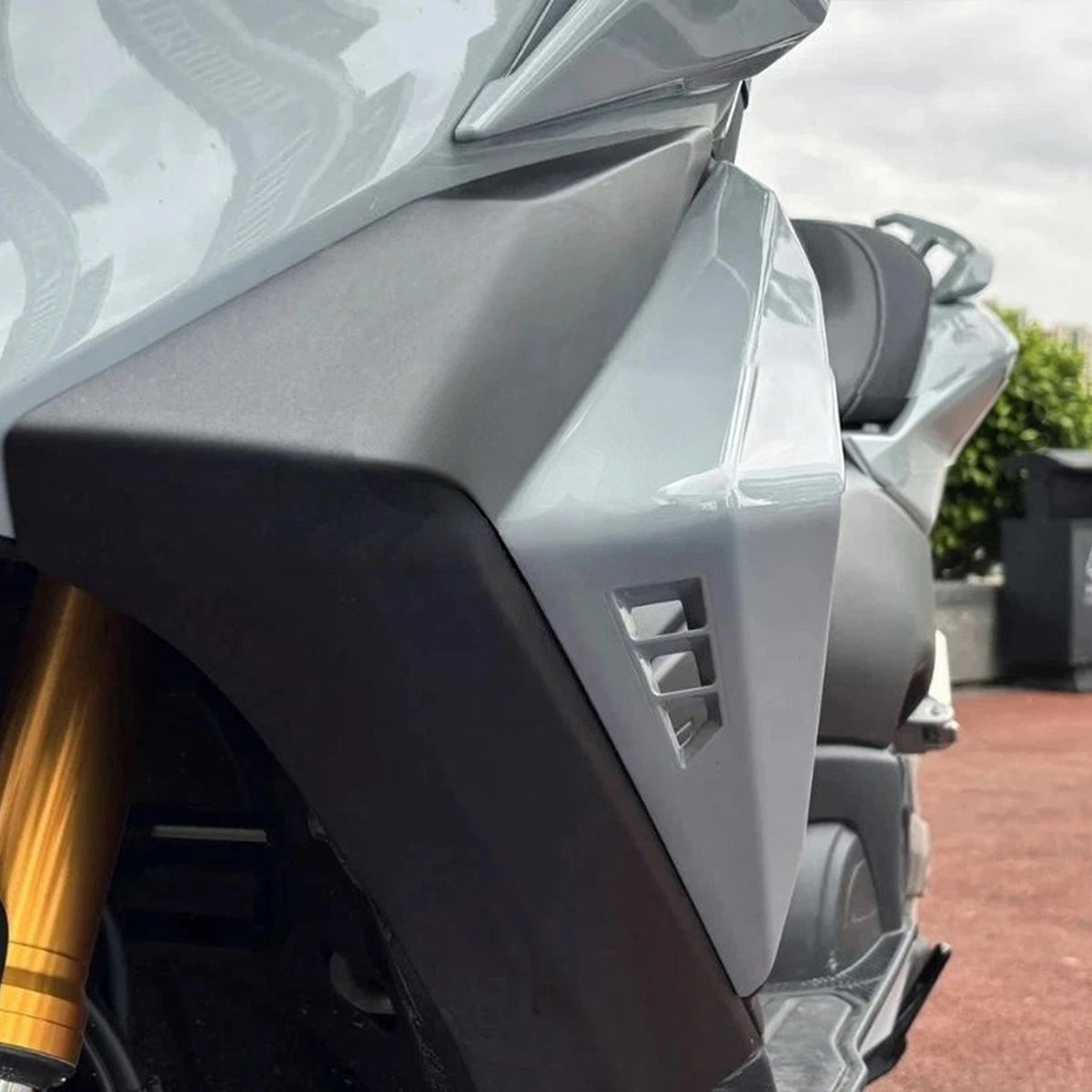 Lower Engine Spoiler Fairing Cover For Yamaha T-MAX 560 2025-2026 Matte Black