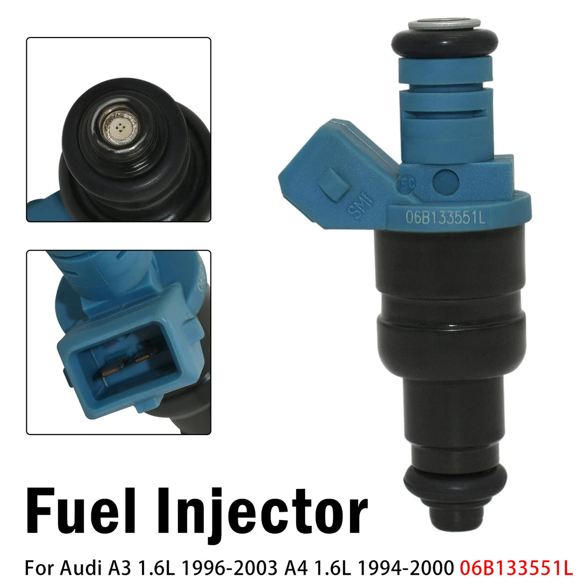 1Pcs Fuel Injector For Audi A3 1.6L 1996-2003 A4 1.6L 1994-2000 06B133551L