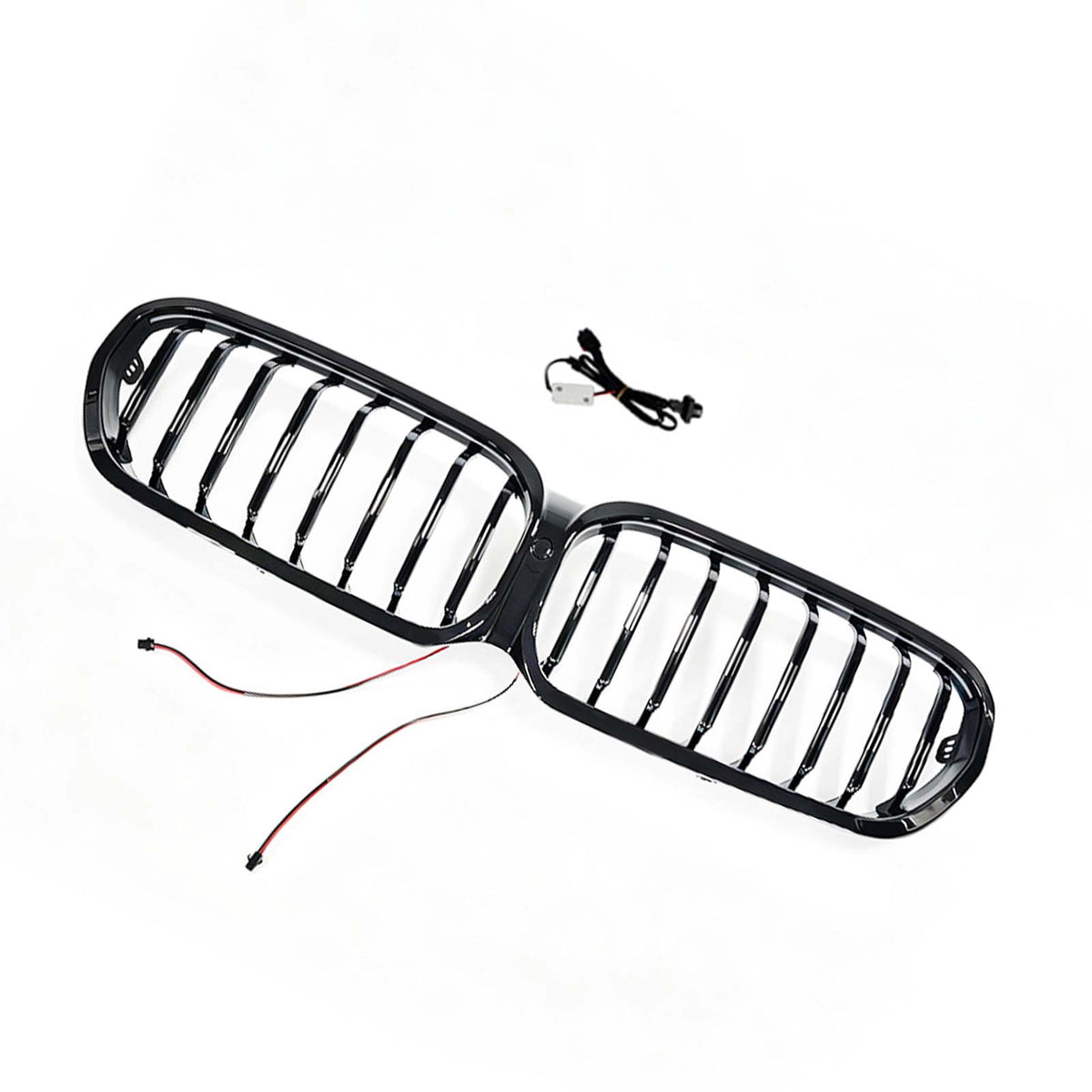 Front Kidney Grill Grille Fit BMW 5 Series G30 G38 2021-2024 W/LED