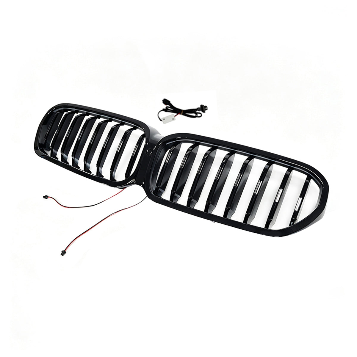 Front Kidney Grill Grille Fit BMW 5 Series G30 G38 2021-2024 W/LED
