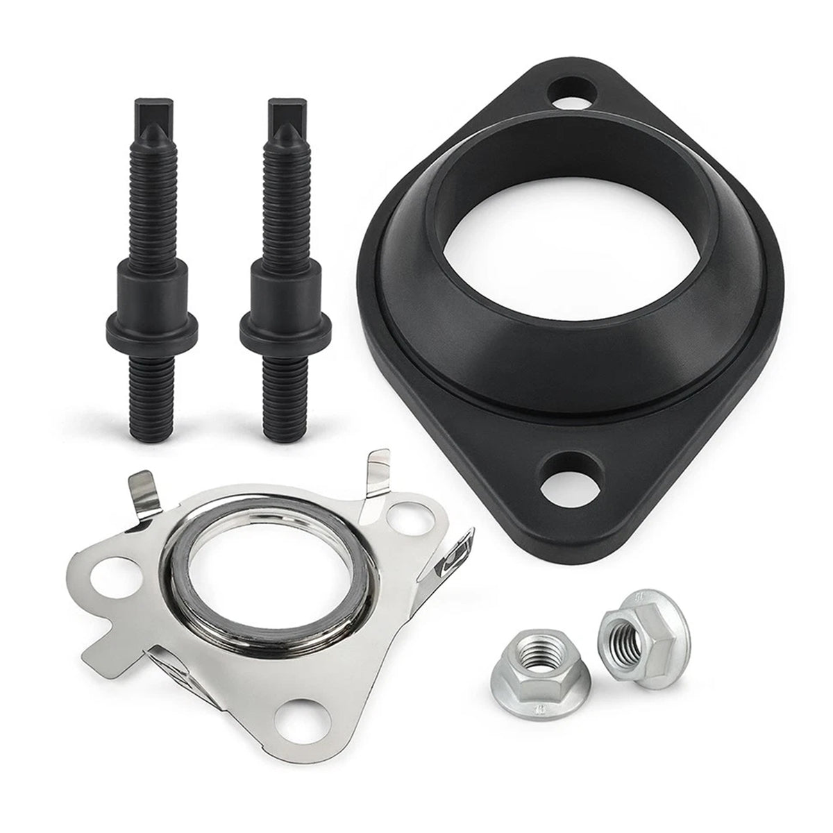Exhaust Downpipe Adapter Flange Gasket Stud Kit For Ford Ecoboost 3.5L 2011-2021