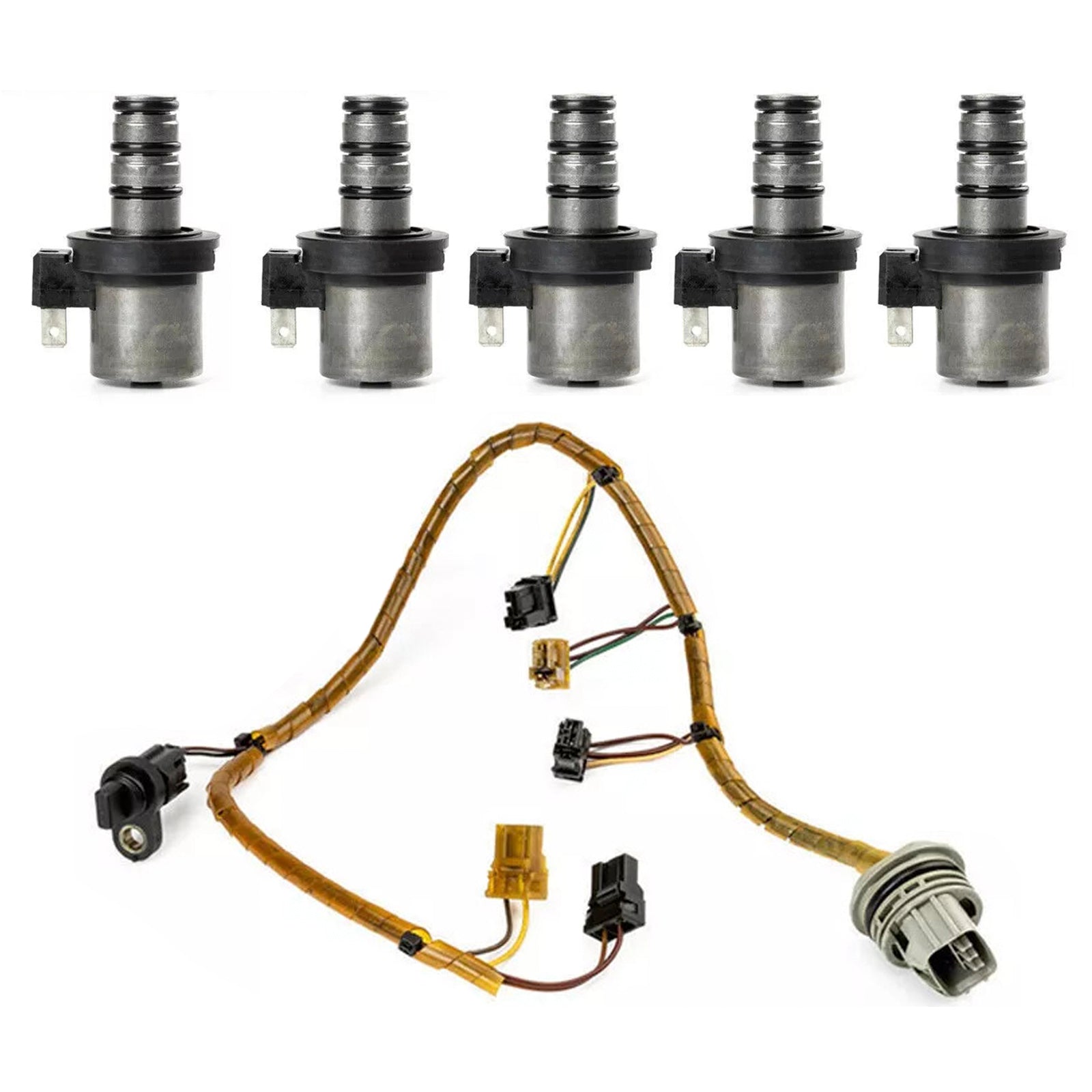 thumbnail image 2 of Correctpartner Transmission Shift Solenoid Kit For Jeep Cherokee Sport 4.0L 1997 – Includes Filter & Pan Gasket 2 of 6