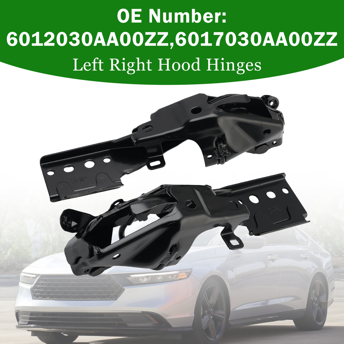 Hood Hinges 6012030AA00ZZ 6017030AA00ZZ For Honda Accord 2023-2025