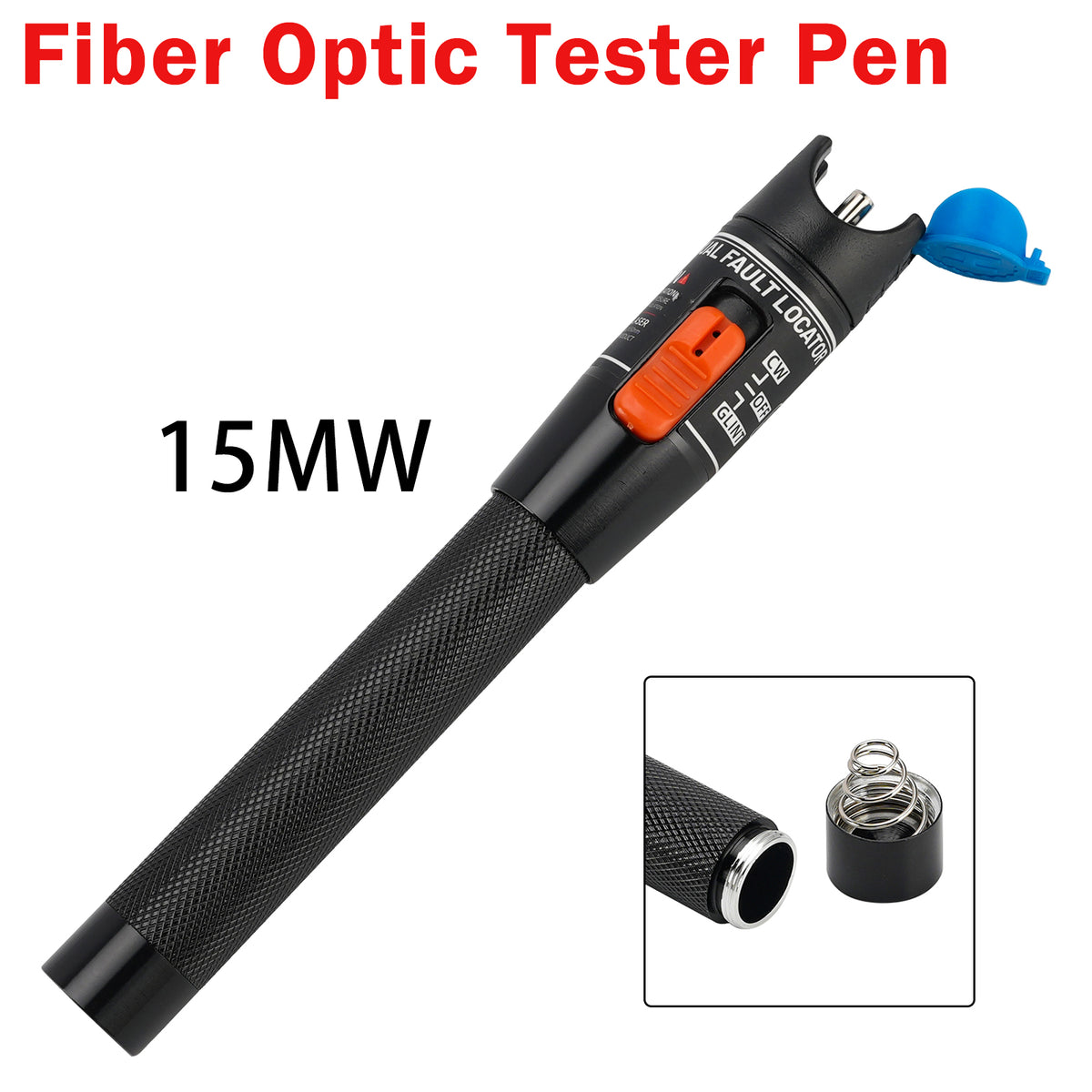 15MW Visual Fault Locator Fiber Optic Tester VFL Fiber Optic Cable Tester Meter