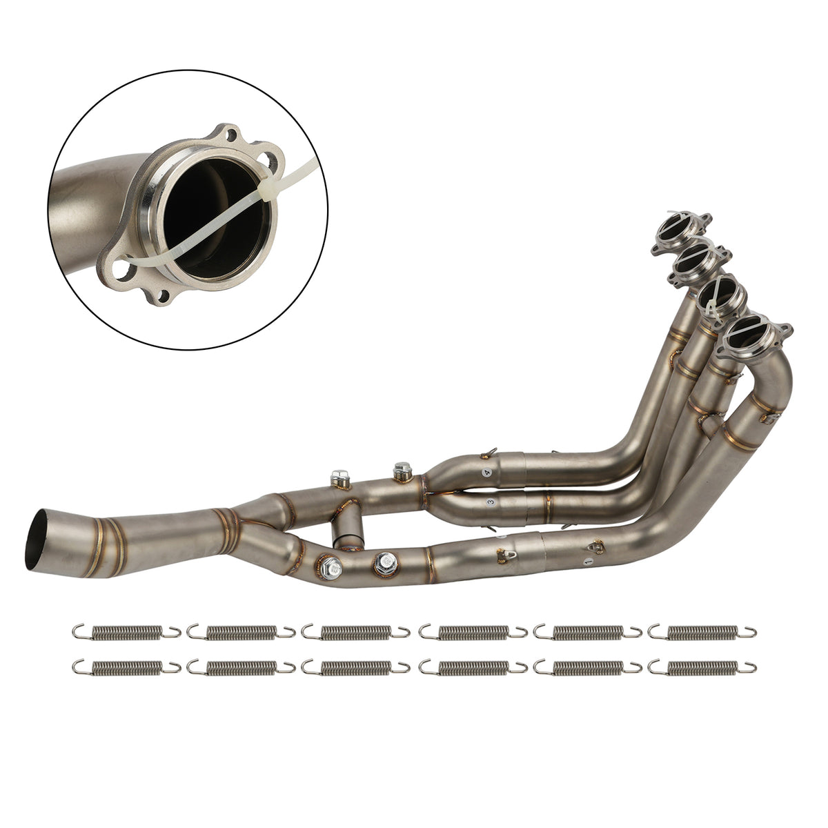 Header Link Pipe Front Exhaust System For BMW S1000RR 2019-2026 S1000R 2021-2026