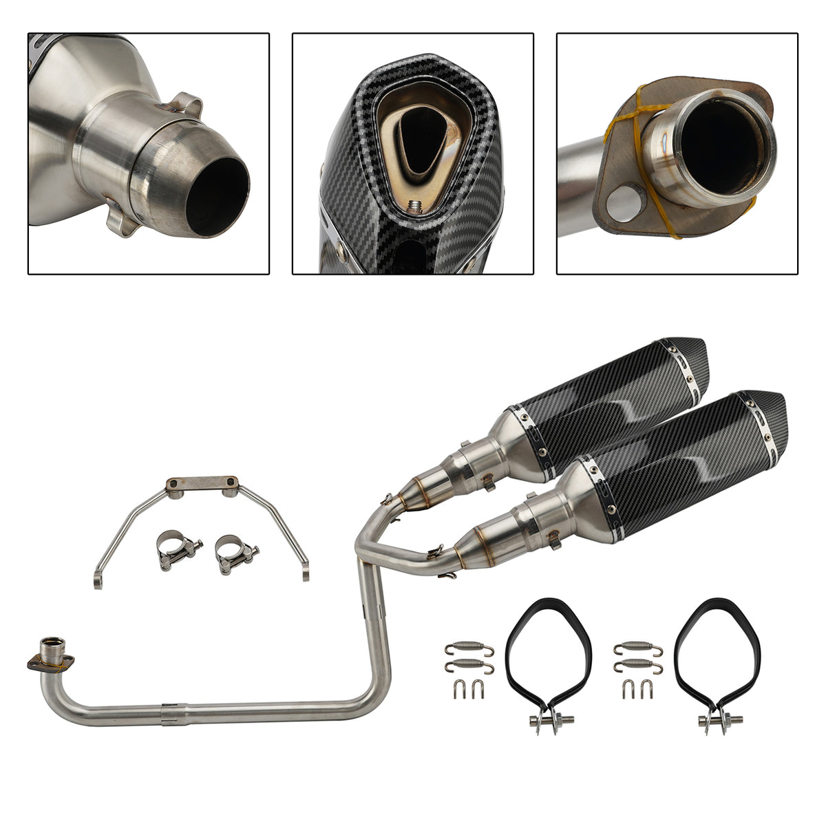 Header Link Pipe Exhaust Full System For Honda Grom Msx 126 2013-2026 2025