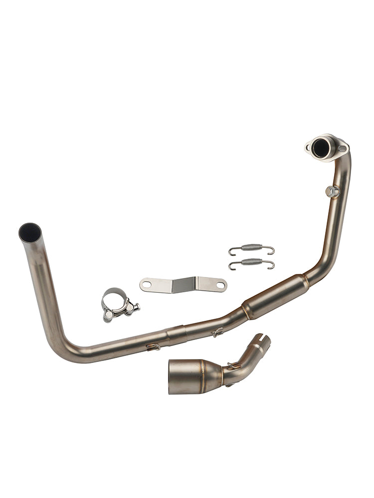 Header Link Pipe Exhaust Full System For Benelli TNT125 TNT 135 2017-2023