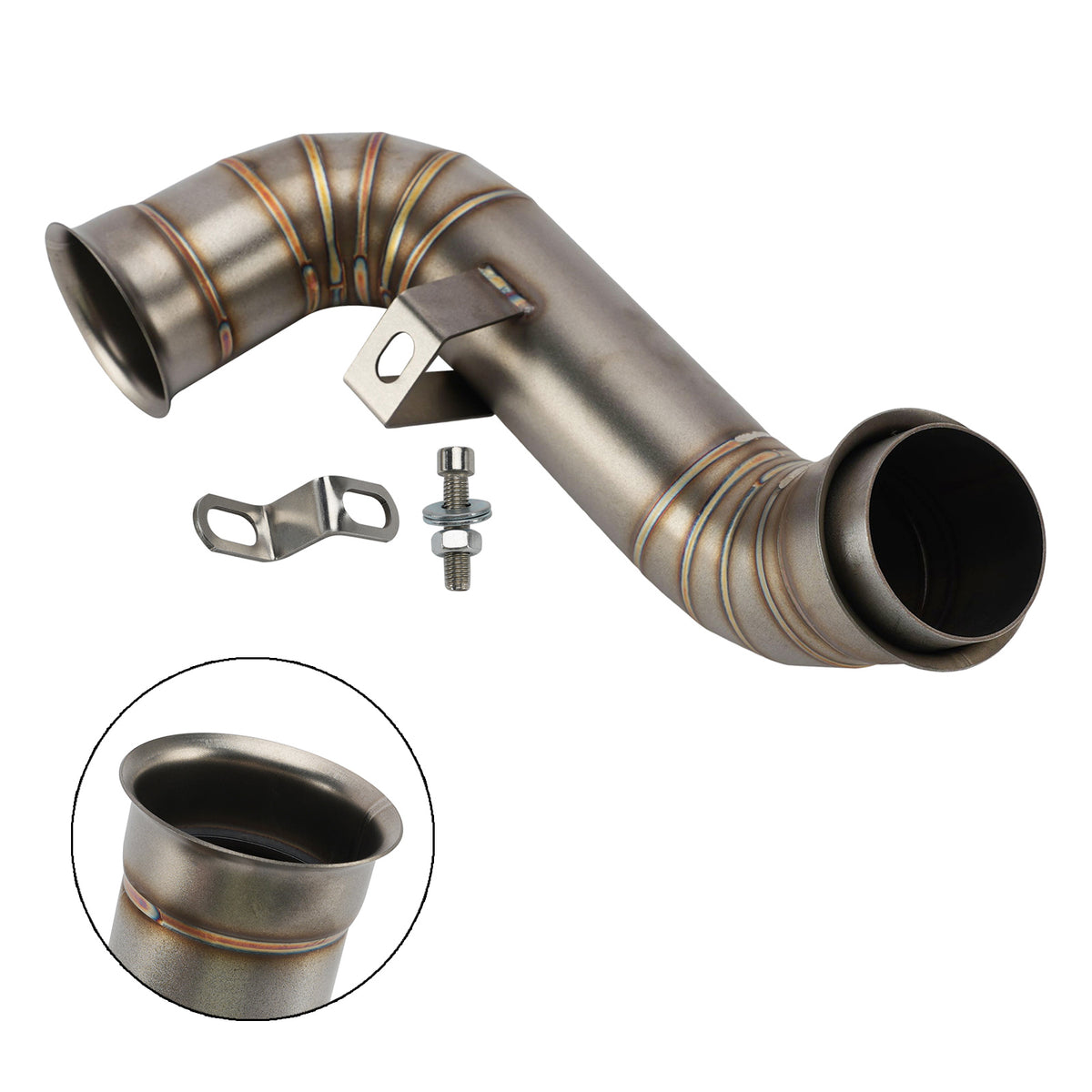 Header Link Pipe Exhaust Full System For D U K E 790 18-24 890 Adventure 19-24