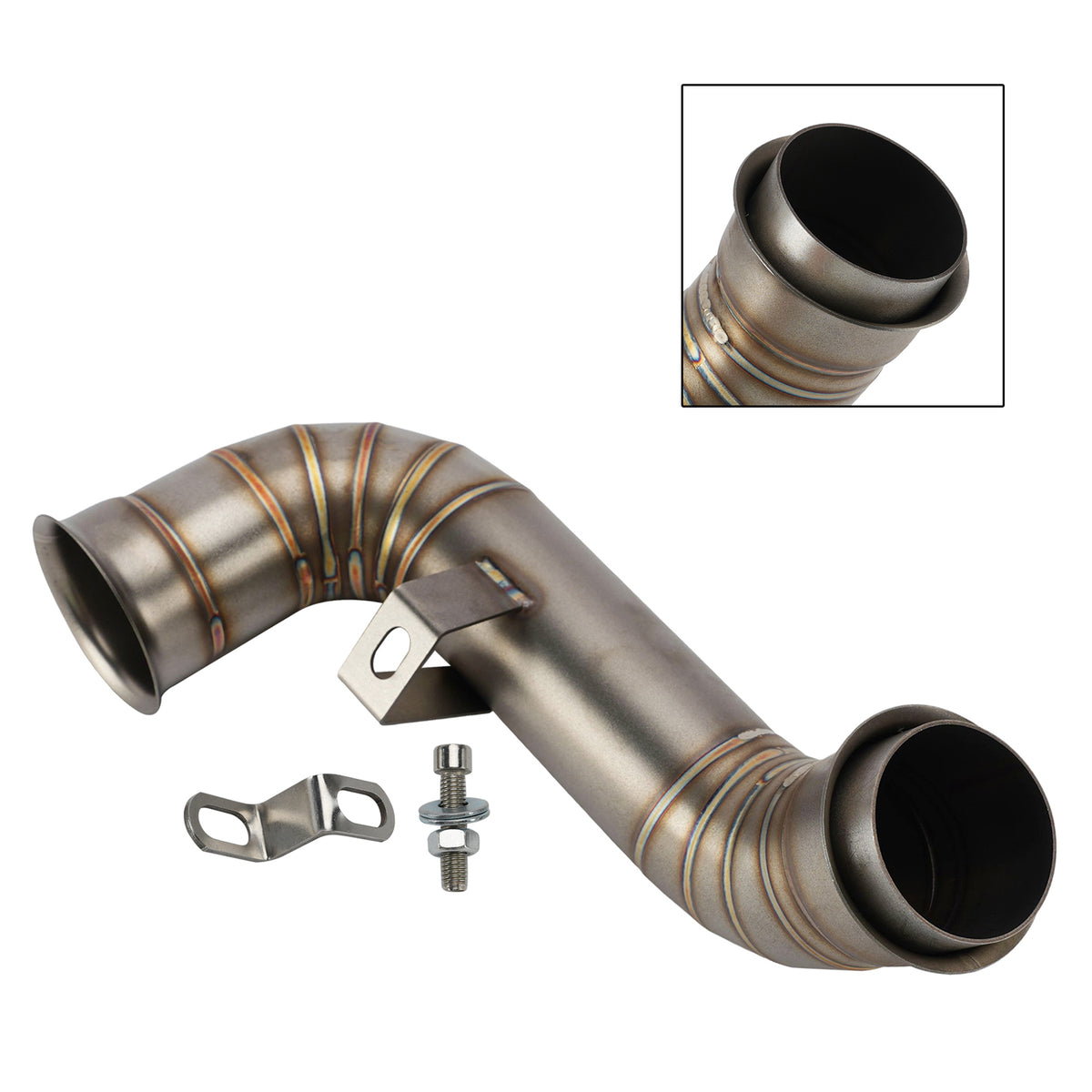 Header Link Pipe Exhaust Full System For D U K E 790 18-24 890 Adventure 19-24