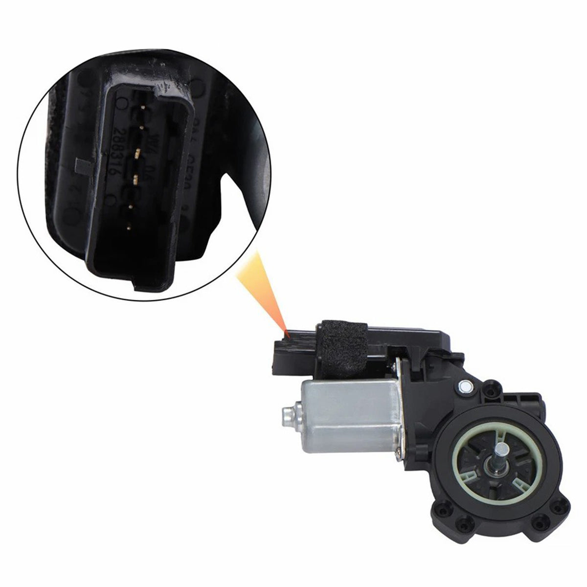 Left Front Window Regulator Motor 8200325136 For Renault Megane