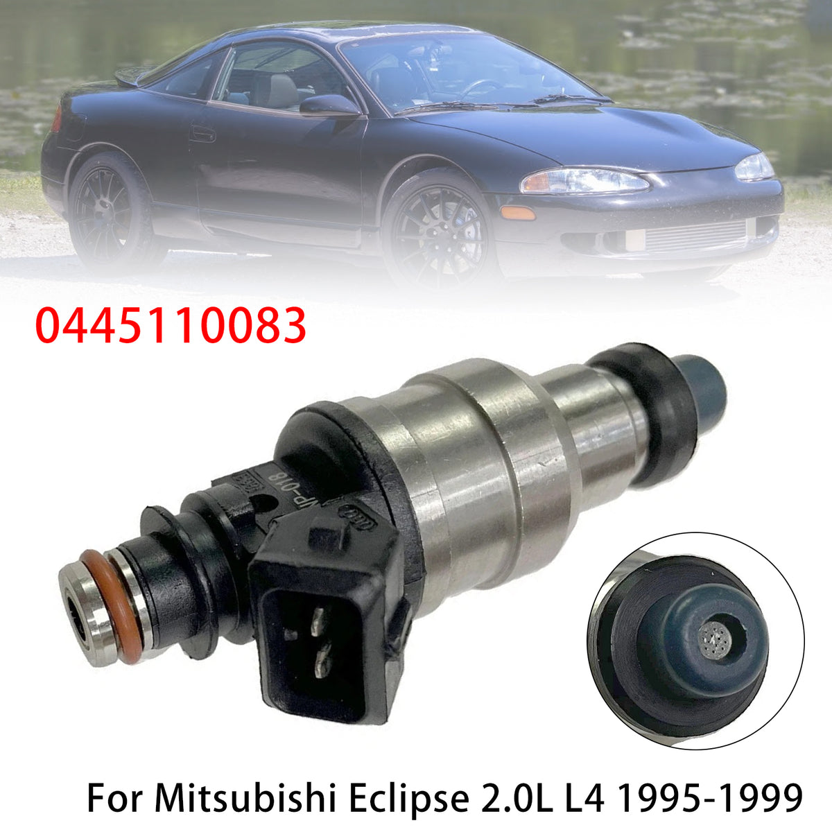 1Pcs Fuel Injector For Mitsubishi Eclipse 2.0L L4 1995-1999 0445110083