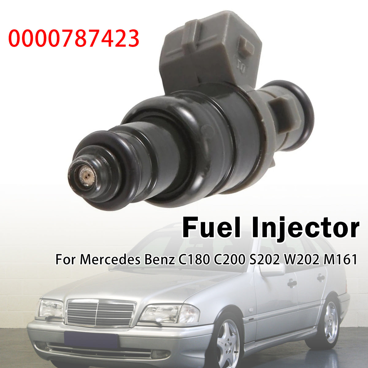 1Pcs Fuel Injector For Mercedes Benz C180 C200 S202 W202 M161 0000787423