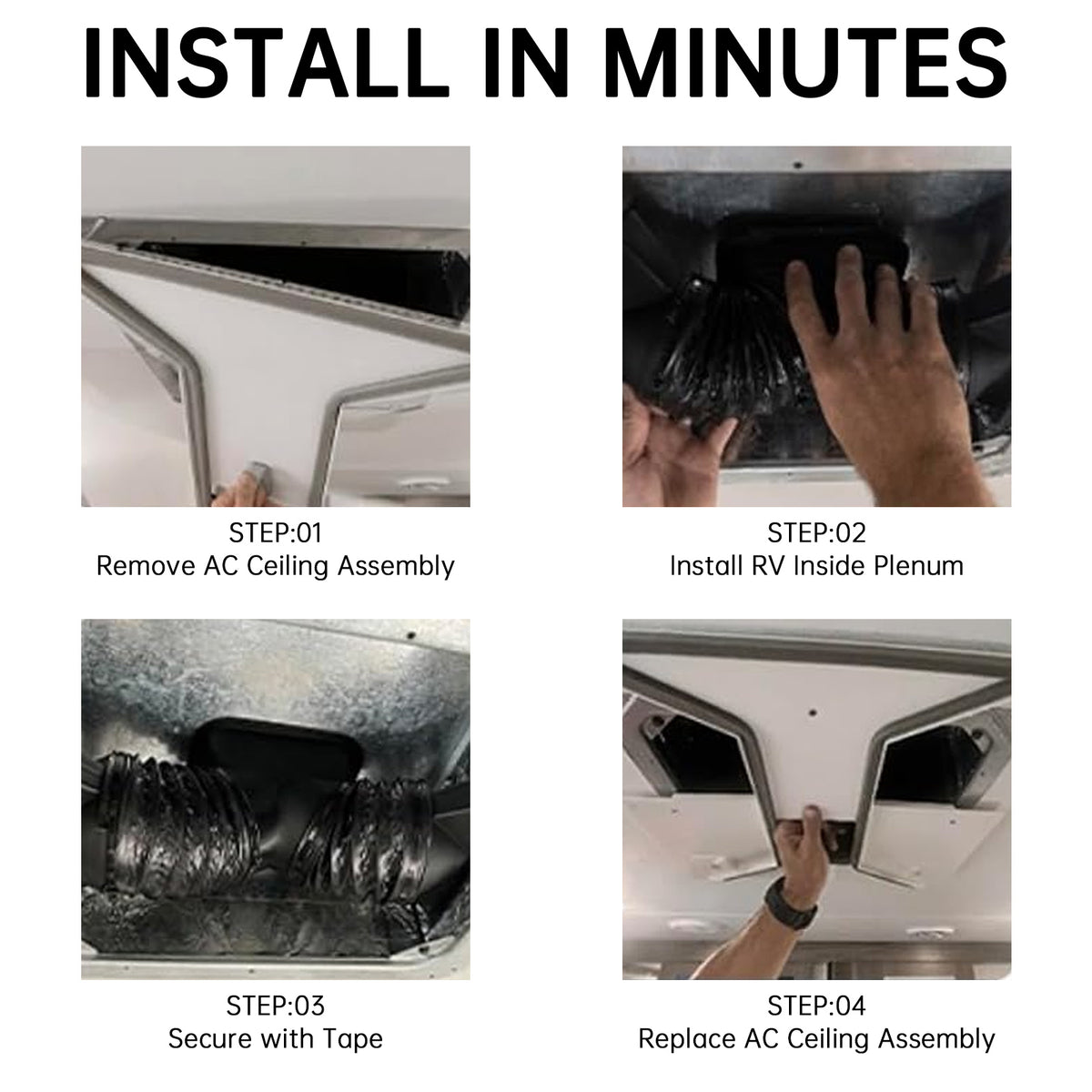 Ducted System Airflow Upgrade for Furrion HE RV Air Conditioner