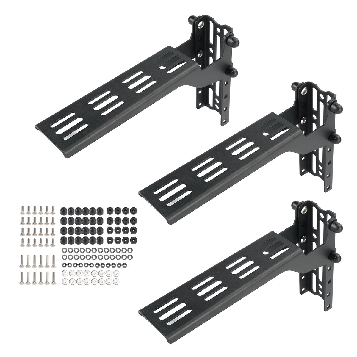3 Pcs Heavy Duty L Awning Mounting Brackets for Car Roof Rack
