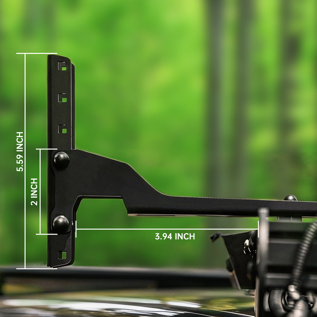 3 Pcs Heavy Duty L Awning Mounting Brackets for Car Roof Rack