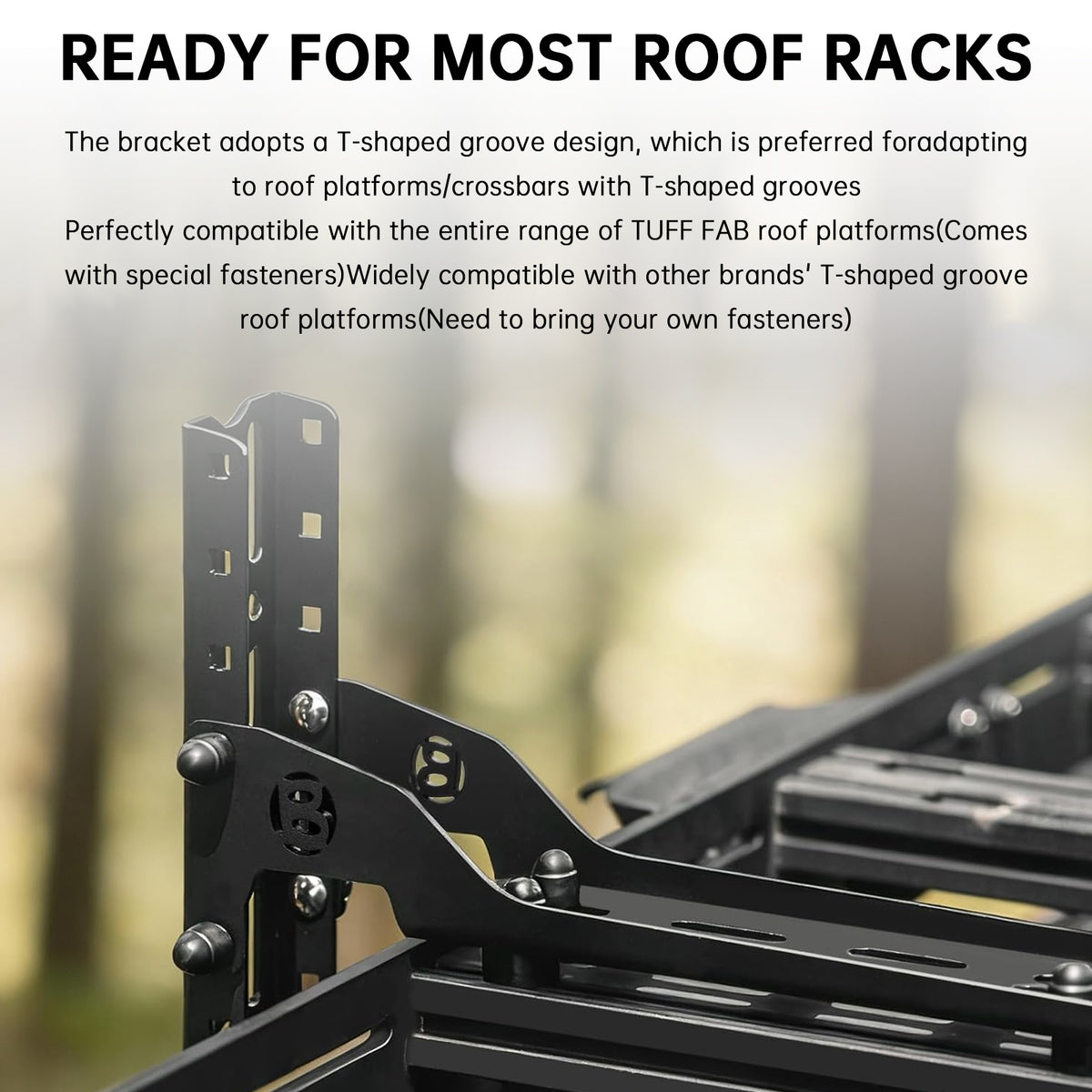 3 Pcs Heavy Duty L Awning Mounting Brackets for Car Roof Rack