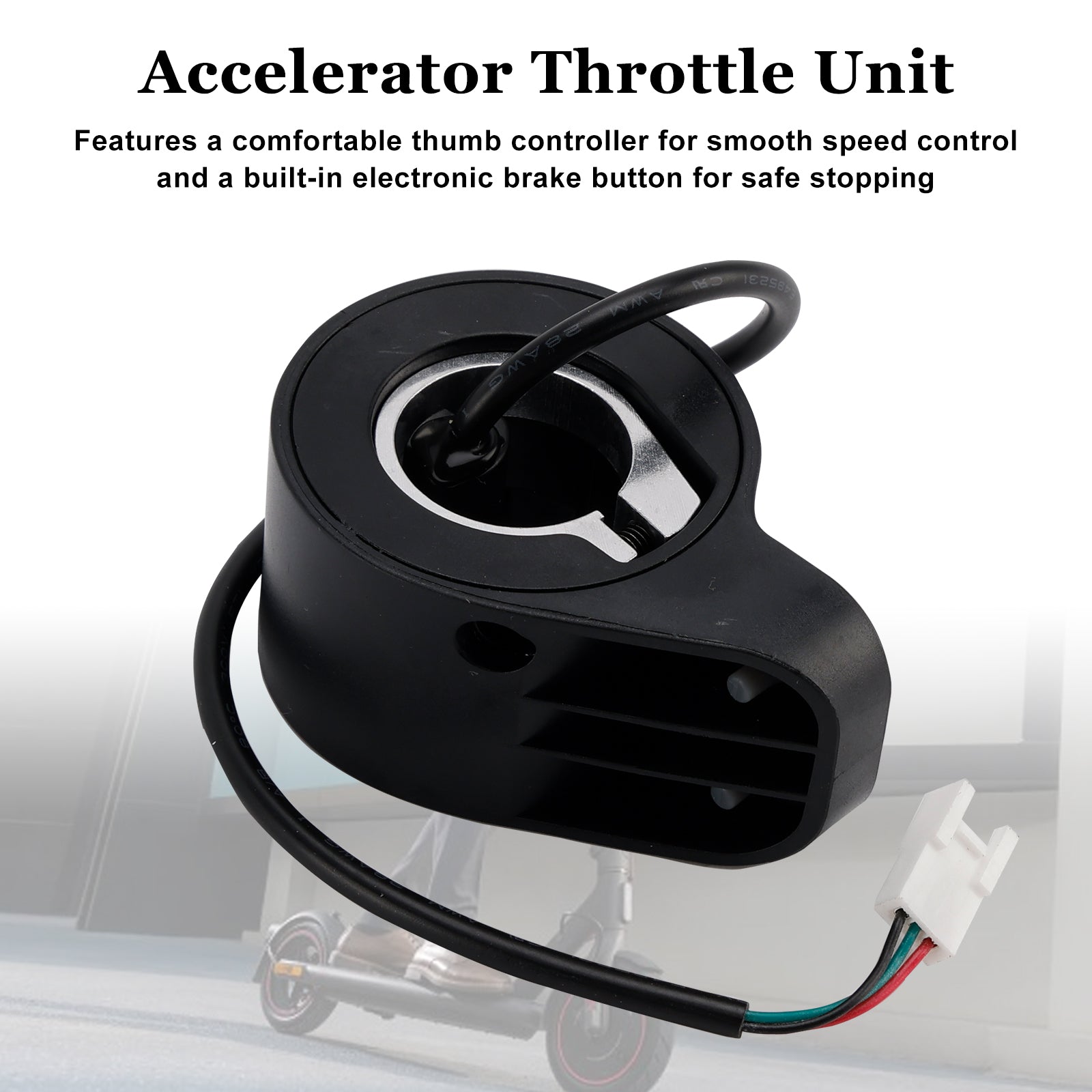 Accelerator Throttle Unit For Xiaomi 4 Pro (1st Gen) Electric Scooter Gray