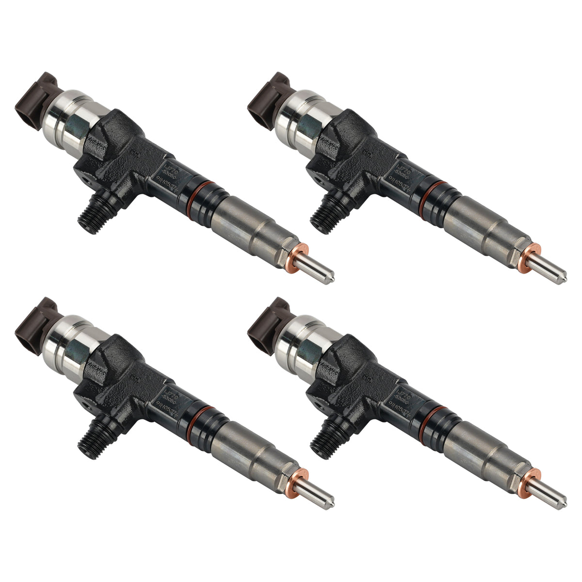 4Pcs 295050-1980 Fuel Injector 1J770-53050 1J770-53070 1J770-53051 For Kubota