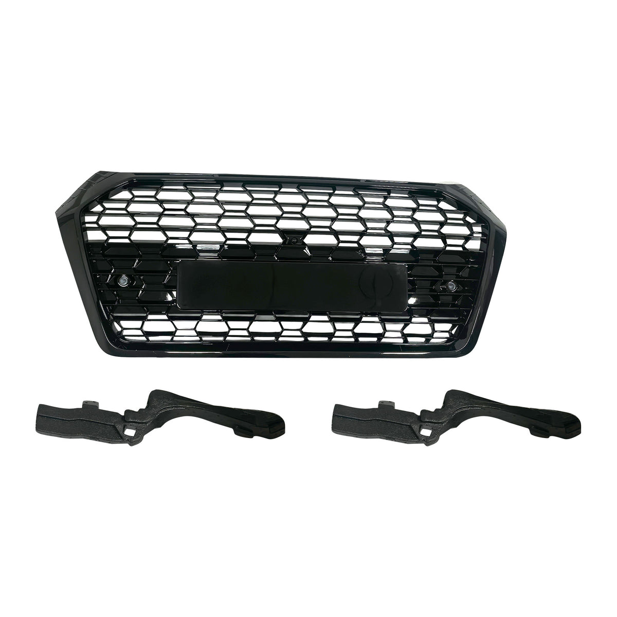 RSQ5-Style Front Honeycomb Mesh Grill Grille Fit Audi Q5 SQ5 2018-2020