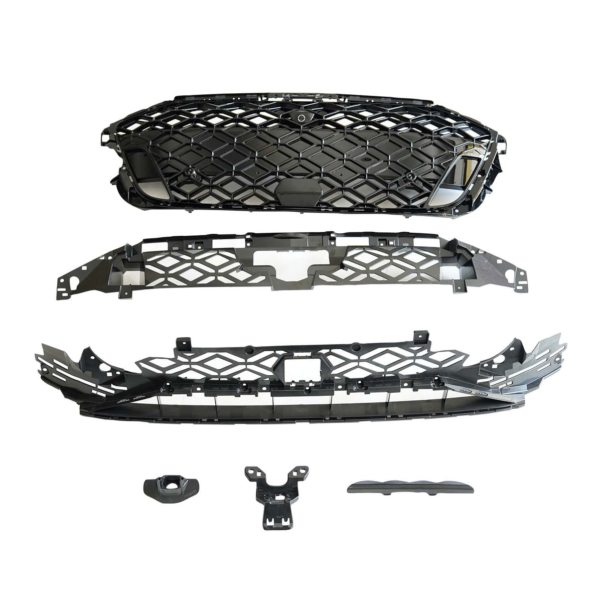 Front Bumper Honeycomb Mesh Grille Grill Fit Audi A3 8Y Advanced 2025?2026