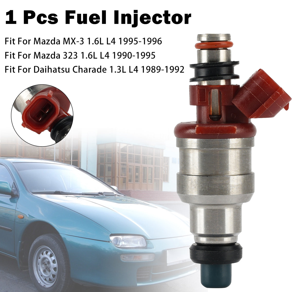 1Pcs Fuel Injector For Mazda MX-3 95-96 323 1.6L L4 1990-1995 195500-2120