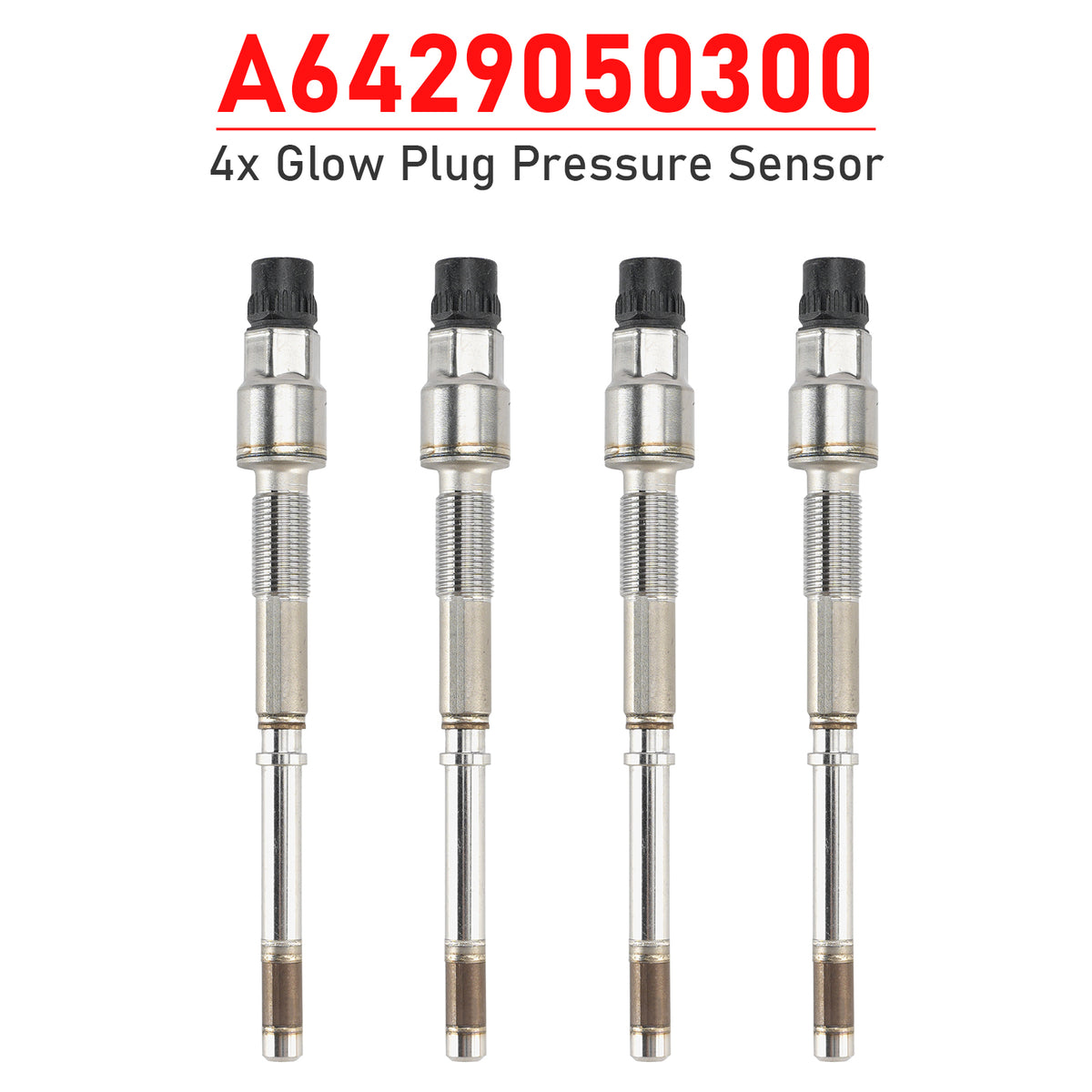 4x Glow Plug Pressure Sensor A6429050300 for Mercedes S-Class S350 W166 W222
