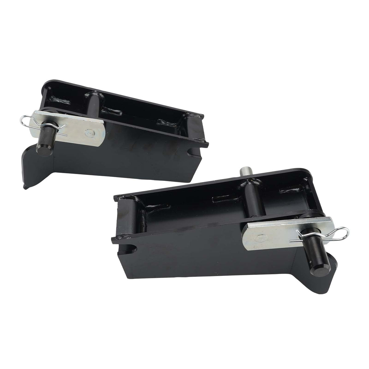2PCS Snow Plow Ultra Mounting Pocket Receiver Pockets For Western 67858 67859