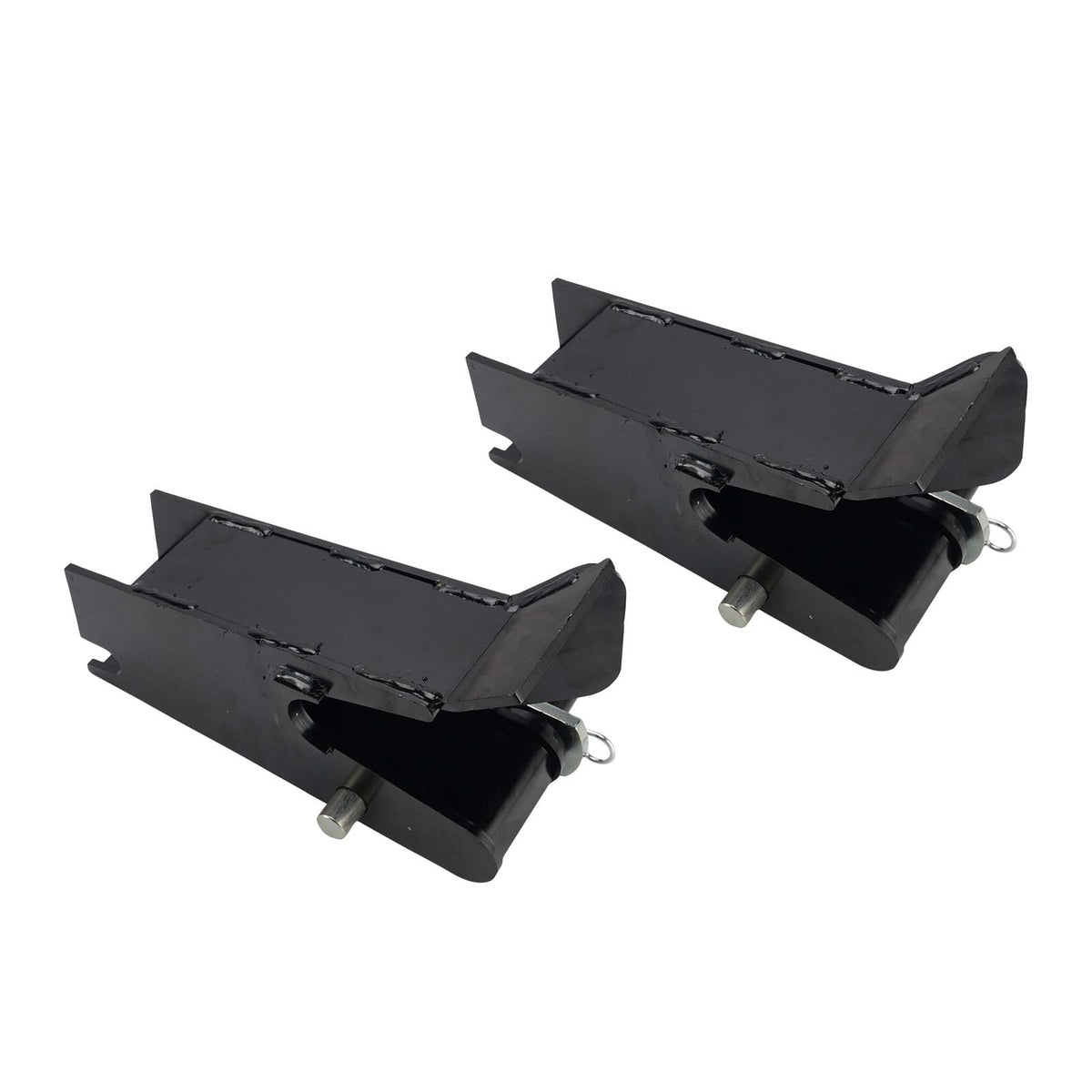 2PCS Snow Plow Ultra Mounting Pocket Receiver Pockets For Western 67858 67859