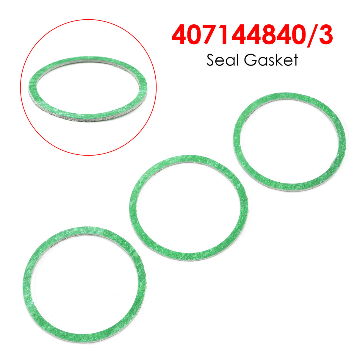 3PCS Seal Gasket 1.5 mm Thick 407144840/3 For Cramer Gas Stove Burner Stove