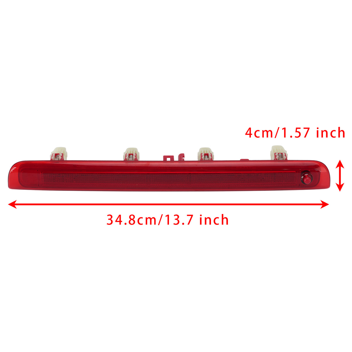 LED Third Brake Light Auxiliary Brake Lamp 52014774 For Fiat Panda 2012?2024 Red