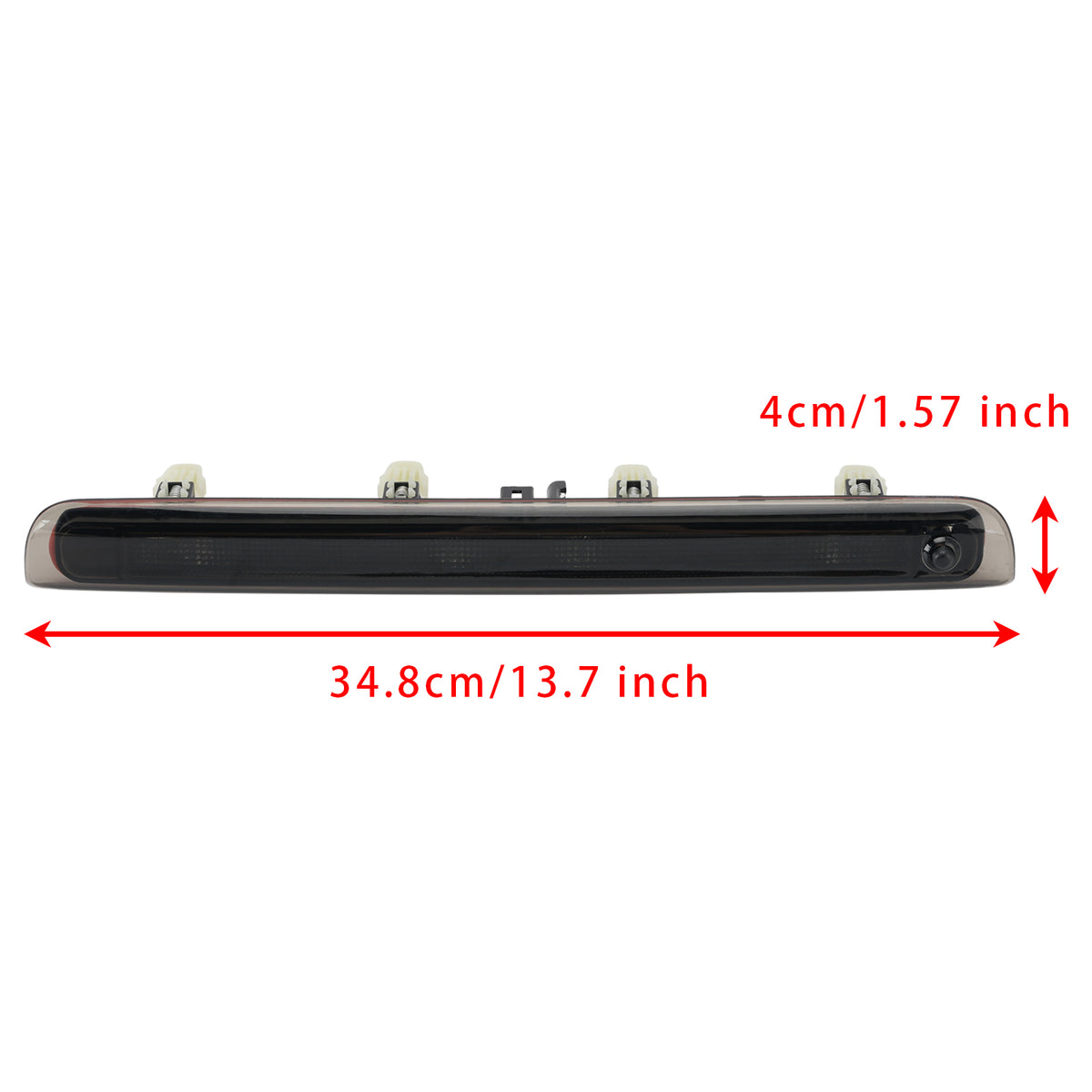 Third Brake Light Auxiliary Brake Lamp 52014774 For Fiat Panda 2012?2024 Black