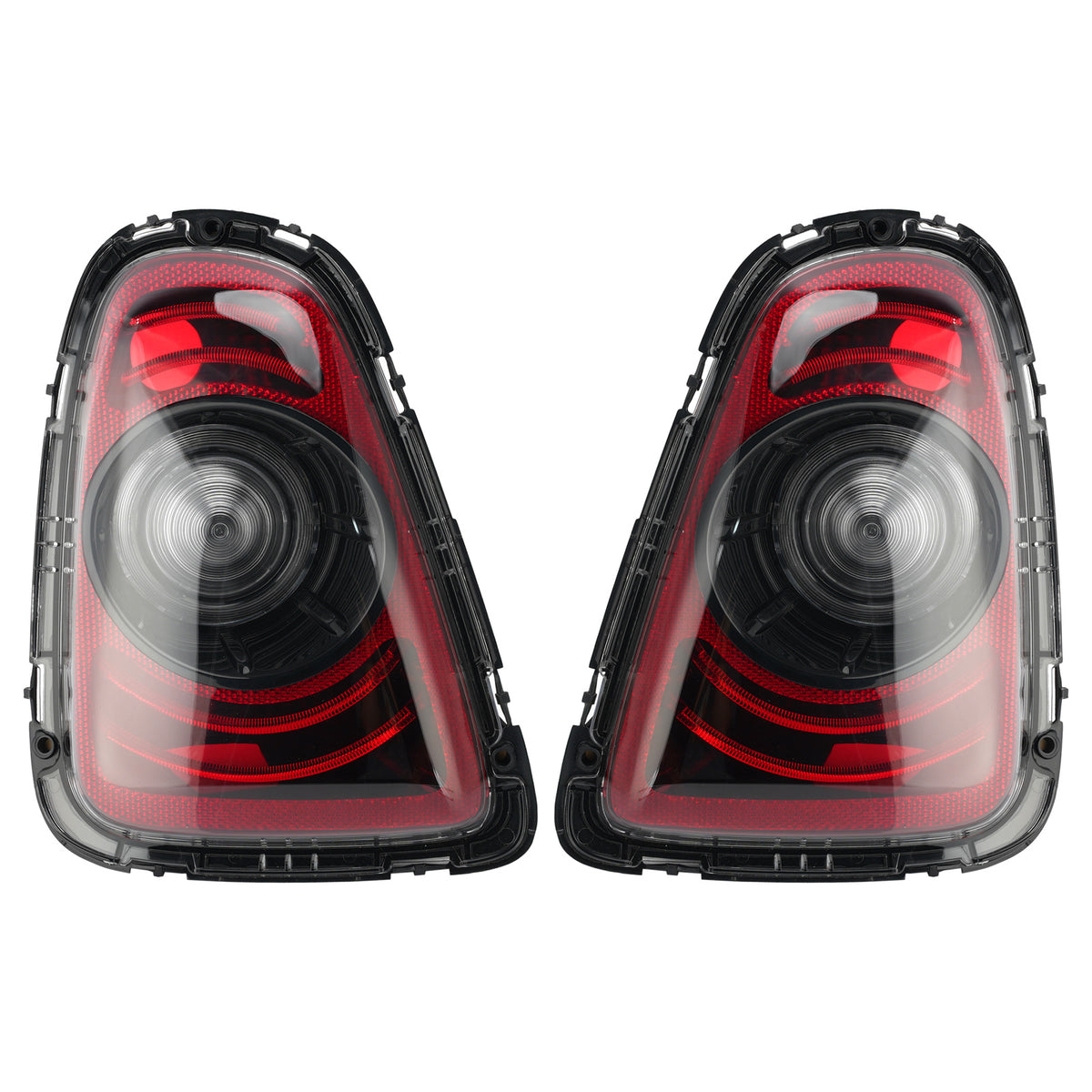 Rear Left+Right Tail Lamp Black Line Retrofit Kit For Mini R56 2010-2013