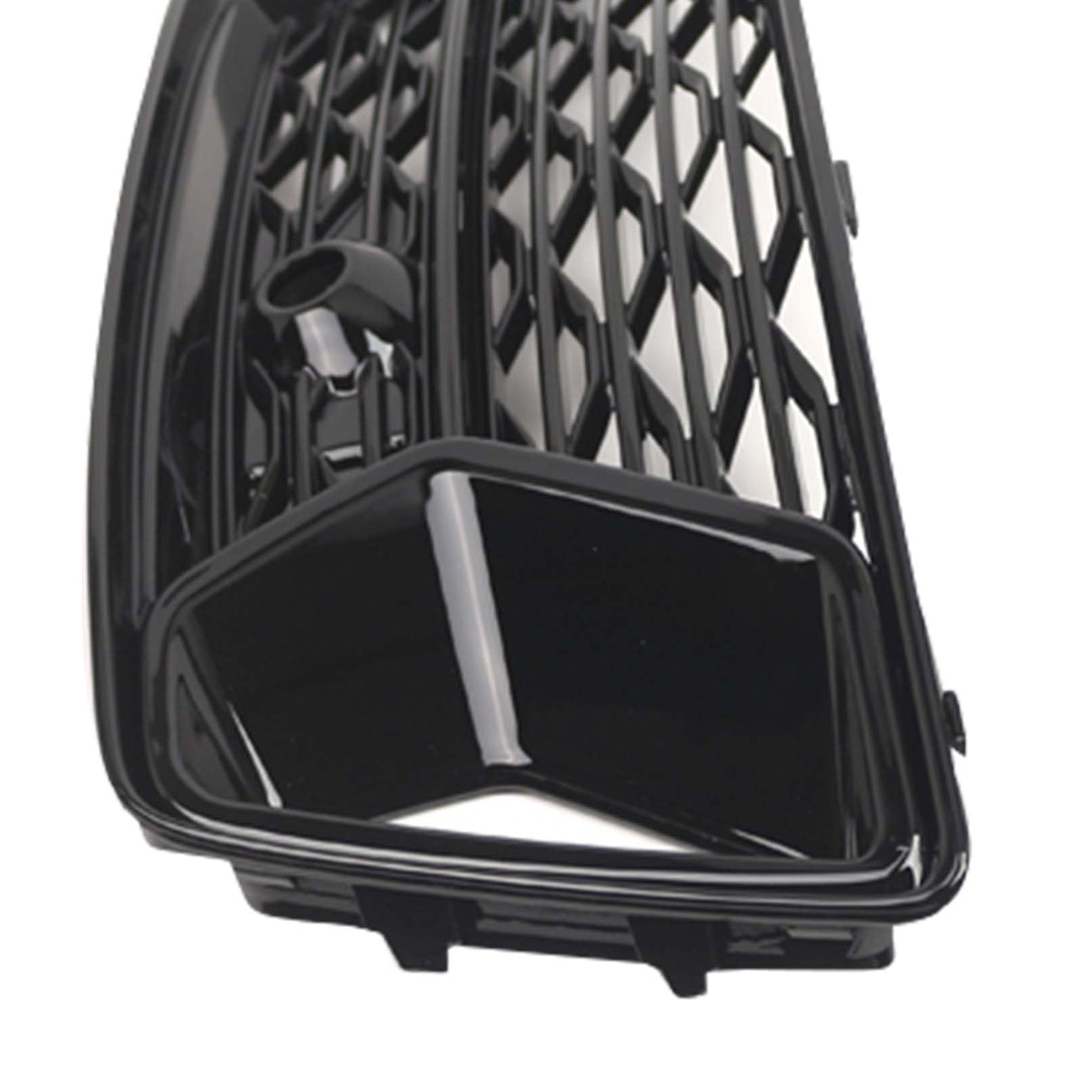 2PCS Front Bumper Grill Grille Fog Light Cover Fit Audi A6 C8 2019-2023