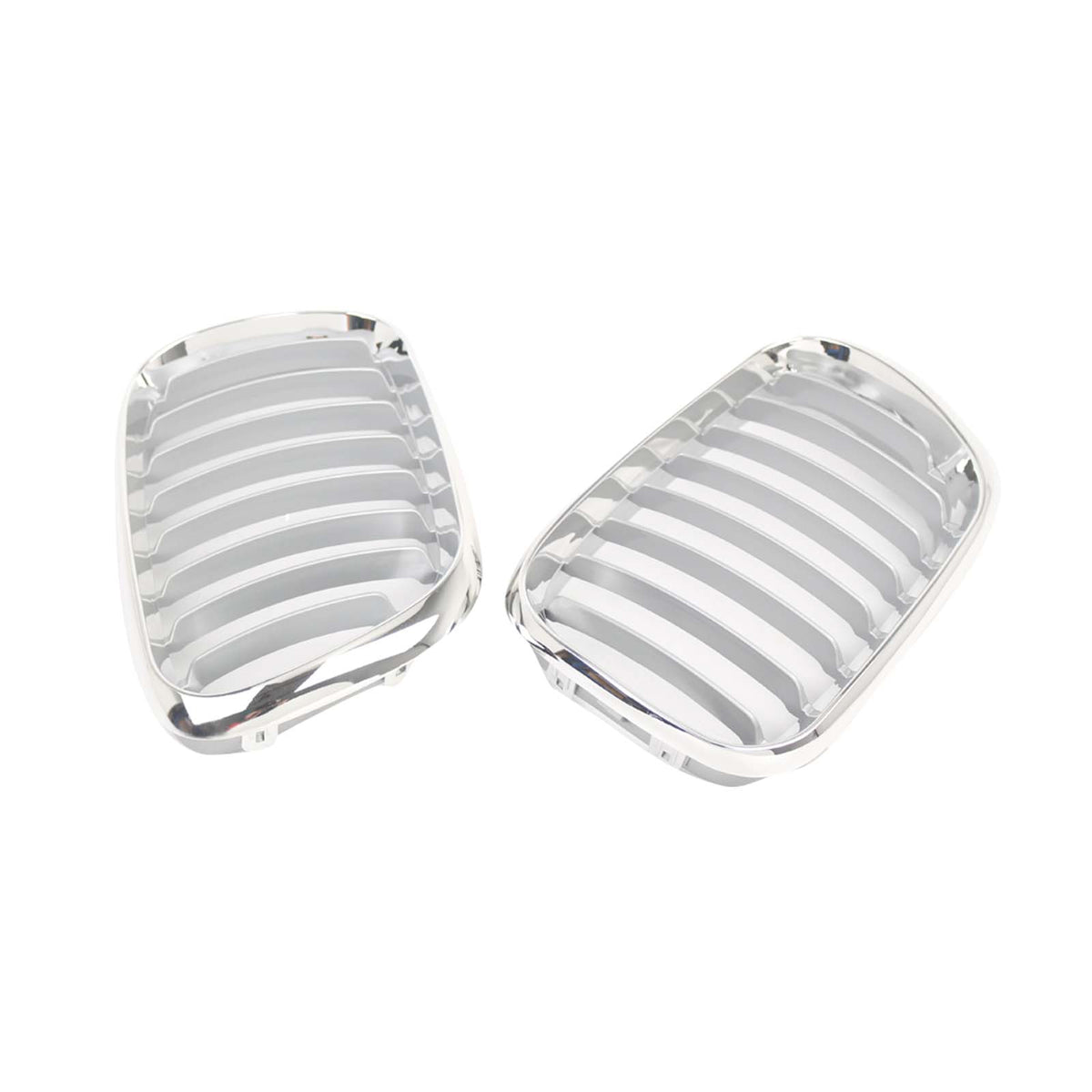 Black Chrome Front Kidney Grille BM1200152 Fit BMW X5 E53 2000-2003 Single Slat