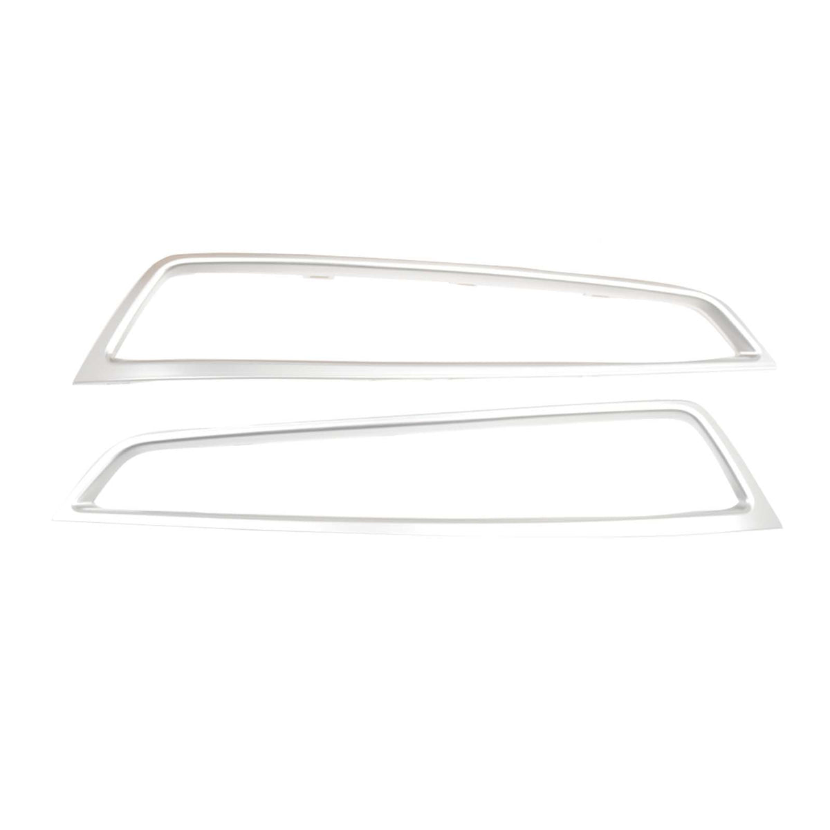 2PCS Front Bumper Grille Fog Light Cover Trim Fit Acura MDX 2010-2013 Silver
