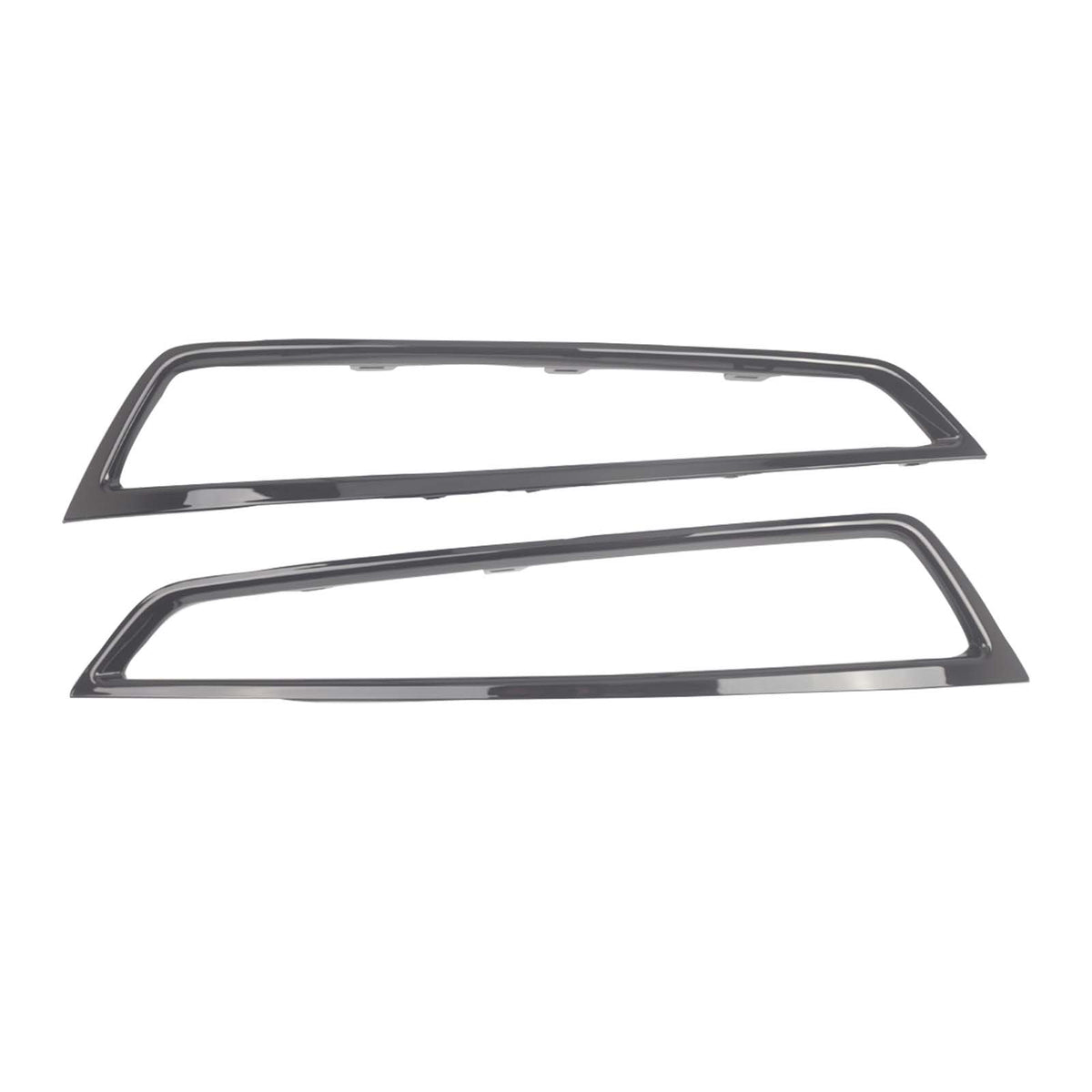 2PCS Front Bumper Grille Fog Light Cover Trim Fit Acura MDX 2010-2013 Black